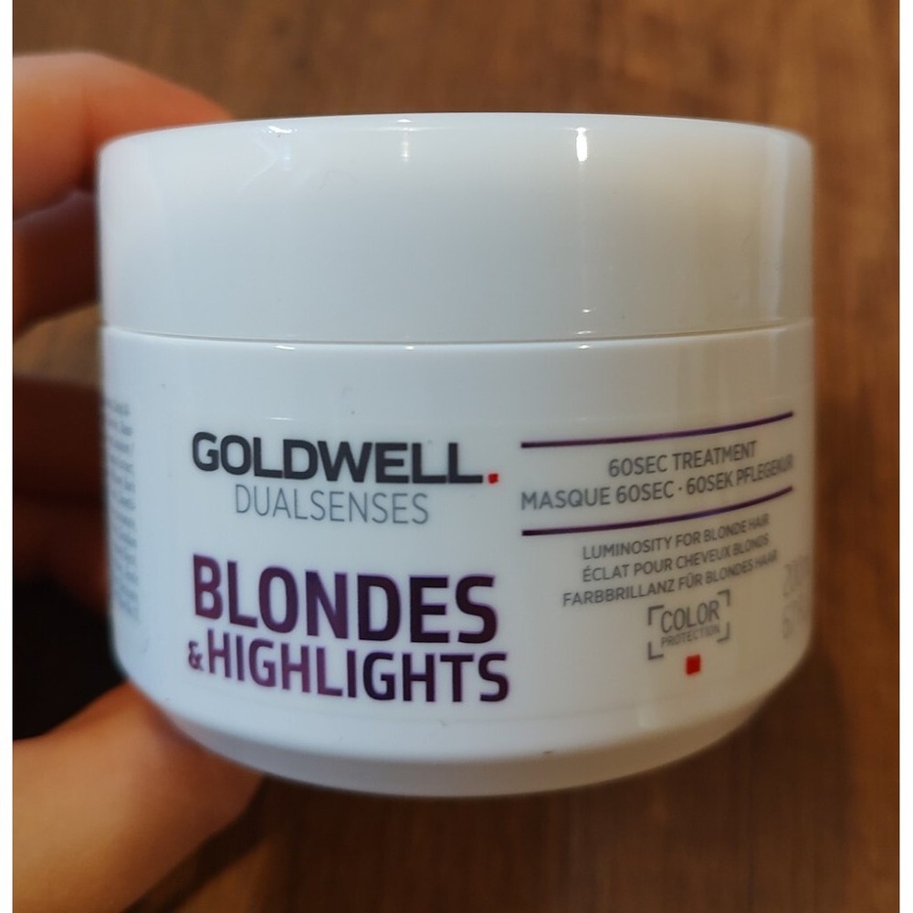 Goldwell Dualsenses Blondes Highlights Anti-Yellow Treatment Mask 200ml A2